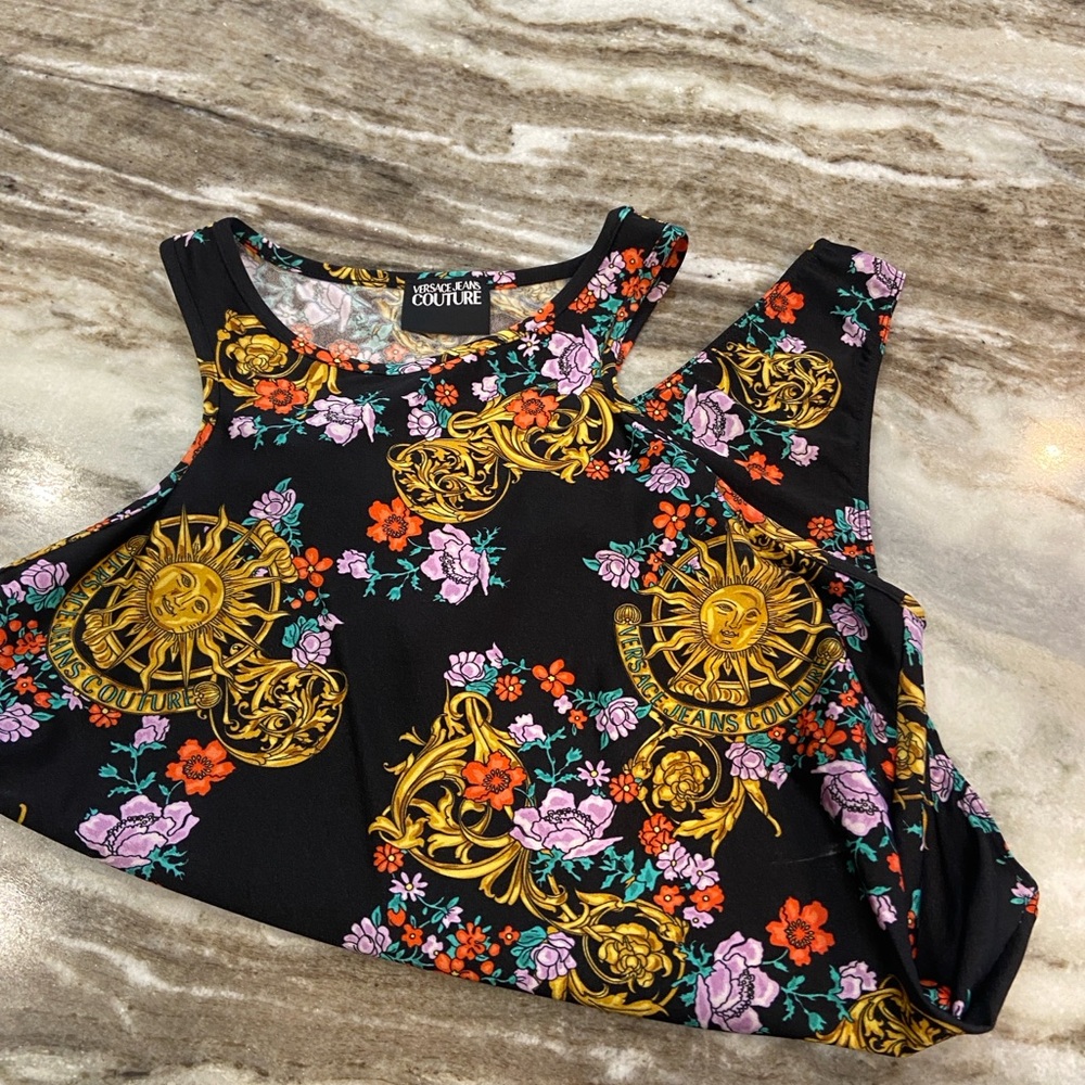 Versace Jeans Couture Floral Bodysuit